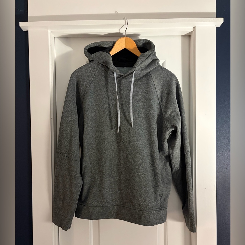 Lululemon City Sweat Thermo Pullover Hoodie Gray Men’s Medium Athletic